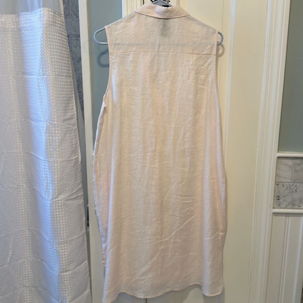Saks Fifth Avenue 100% Linen Dress, New With Tags- Never Worn, Size Large. - Picture 5 of 11